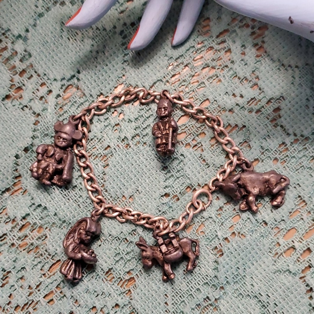 Vintage charm bracelet